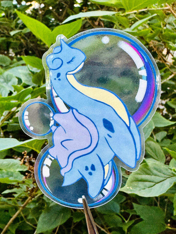 Lapras Bubbles Sticker